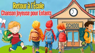 Retour à lÉcole – Chanson Joyeuse pour Enfants Back To School New French Kids Song 2024 [upl. by Adnoval786]