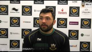 SAINTS v NEWCASTLE Alex Corbisiero preview [upl. by Dirtsa948]