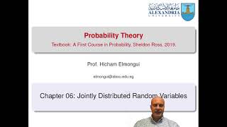 Prob  09  Jointly Distributed Random Variables [upl. by Bartlett]