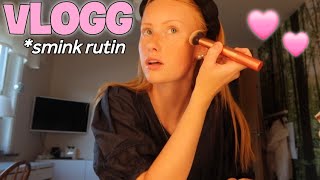 VISAR MIN SMINK RUTIN 💕 VLOGG [upl. by Zanlog]