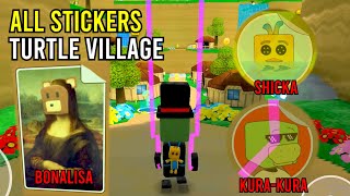 How to Collect All Stickers in Super Bear Adventure  TURTLE VILLAGE  Bawed Gaming [upl. by Notserk]