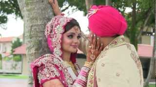 Sikh Wedding Highlights  Arvin amp Sheema [upl. by Eirroc847]