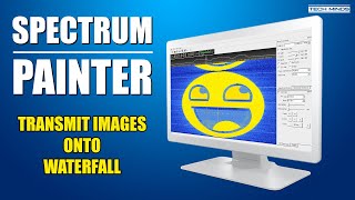 How To Transmit Images To An SDR Waterfall Using A HACK RF Spectrum Painter [upl. by Aivalf581]