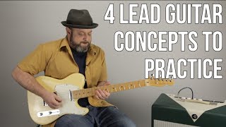 4 Lead Guitar 4 Techniques to MASTER [upl. by Nyrtak623]