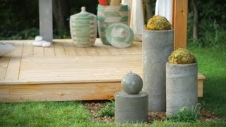 How to Build an Outdoor Zen Garden Water Fountain [upl. by Lechner]