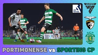 PORTIMONENSE vs SPORTING CP  Portuguese Primeira Liga 202324 [upl. by Erdna]