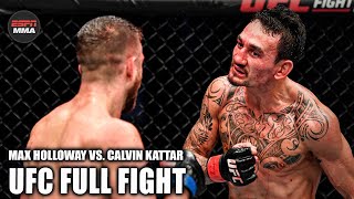 UFC FULL FIGHT Max Holloway vs Calvin Kattar UFC on ABC – Jan 16 2021  ESPN MMA [upl. by Flagler789]