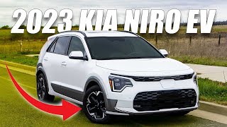 KIA Niro EV review 2023  NEW Looks and Dope Features [upl. by Merv]