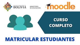 Matricular ESTUDIANTES en Moodle MINEDU [upl. by Clotilde]