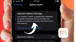 How to Fix Important Battery Message on iPhone  Your Batterys Health is Significantly Degraded [upl. by Frieda124]