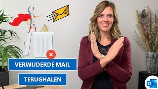 Verwijderde mail terughalen in Outlook 🚮 [upl. by Daphne]