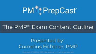 The PMP® Exam Content Outline [upl. by Assilla]