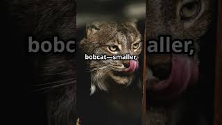 Mountain Lion Cougar vs Bobcat Who Would Win in a Fight bobcat mountainlion cougars [upl. by Ardnu]