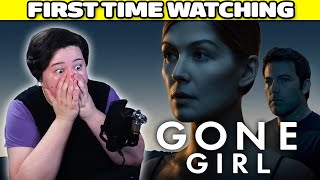 GONE GIRL 2014 Movie Reaction  FIRST TIME WATCHING [upl. by Enoved]