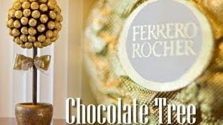 How to Make a Ferrero Rocher Chocolate Tree [upl. by Atinuj599]