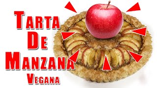 Tarta de MANZANA FÁCIL Y VEGANA 😋✅ Vegan apple pie [upl. by Sirehc]