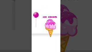 What Color Is the Candy and Ice cream🍦Pink shorts youtubeshorts omnom cartoons [upl. by Tnelc]