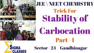 Carbocation Stability in Organic Chemistry Part  1  CHEMISTRY  JEE  NEET  IIT  By Chintan Sir [upl. by Okikuy]