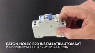 Eaton Holec InstallatieAutomaat B20 Bkar 20A [upl. by Helene508]