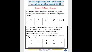 Exercice 1 Probabilité [upl. by Forester]