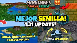 🔥La MEJOR SEMILLA de MINECRAFT 121 BEDROCK Minecraft survival técnico [upl. by Yren]