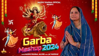 Navratri Special  Garba Mashup 2024  Madhu Sharma Jalore [upl. by Adnamra]