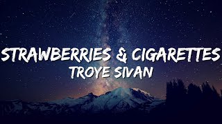 Troye Sivan  Strawberries amp Cigarettes lyrics [upl. by Tri]