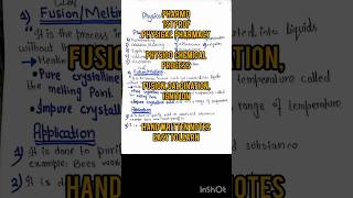 physico chemical process fusion calcination and ignitionshortsvideo pharm mbbsphysicalpharmcay [upl. by Spalding952]