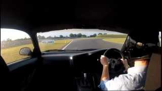 Trail braking oversteer  MR2 at Snetterton [upl. by Milty]