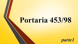 Portaria 45398 pt1 [upl. by Kristal316]