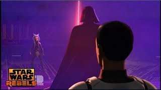 Star Wars Rebels Ezra Time Travel to Saves Ahsoka From Vader [upl. by Ruby]