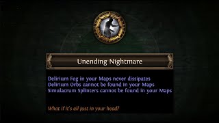 POE Who would use Unending Nightmare new deli keystone [upl. by Nussbaum]