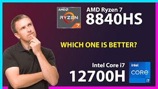 AMD Ryzen 7 8840HS vs INTEL Core i7 12700H Technical Comparison [upl. by Eadas]