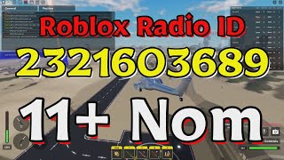 Nom Roblox Radio CodesIDs [upl. by Nowtna]