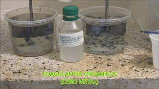 COAGULANTES ORGANICOS E INORGANICOS EN AGUAS RESIDUALES [upl. by Cecilla277]