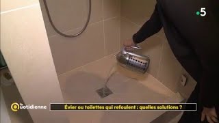 Evier ou toilettes qui refoulent  quelles solutions [upl. by Eerol]