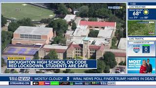 Broughton Magnet High School in Raleigh on code red lockdown students are safe [upl. by Erline]