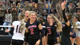 AplingtonParkersburg sweeps SumnerFredericksburg for 2A State Volleyball berth [upl. by Nnaeirelav]