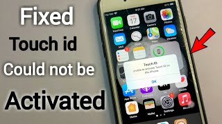 Unable to Activate Touch id on This iPhone 🔥🔥 iPhones Fingerprint Not Working [upl. by Kara]