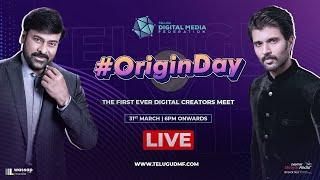 OriginDay by Telugu DMF LIVE  Megastar Chiranjeevi  Vijay Deverakonda  Manastars [upl. by Nalaf]