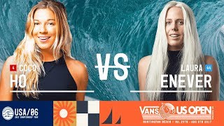 Coco Ho vs Laura Enever  Round Two Heat 6  Vans US Open 2017 W [upl. by Domph]