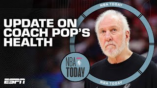 UPDATE Gregg Popovich suffered from a mild stroke on November 2nd  NBA Today [upl. by Froemming579]