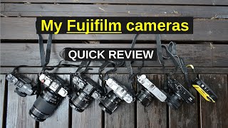 My Fujifilm cameras a comparative overview [upl. by Hatnamas]