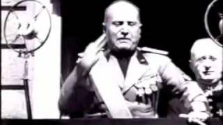 Mussolini famoso discorso in dialetto barese [upl. by Axel]