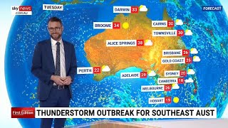 Analysis Australia’s upcoming weather forecast [upl. by Burrton]