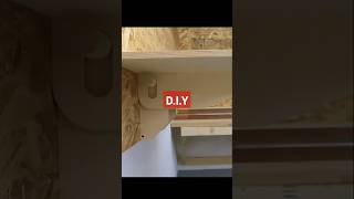 FOLD HANG REPEAT The Ultimate spaces saving Table for Tiny Homes diy viral woodscrafttips [upl. by Irehj]