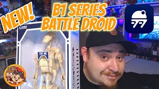 NEW B1 Series Battle Droid From Droid Depot Galaxy’s Edge Unboxing All Features [upl. by Horwitz916]