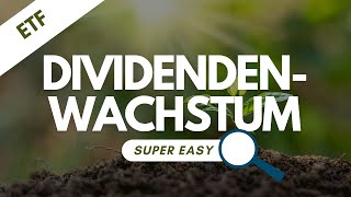 Perfekten Dividendenwachstum ETF finden super einfach [upl. by Tebasile]