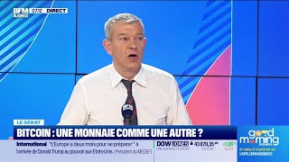 Nicolas Doze face à JeanMarc Daniel  Bitcoin une monnaie comme une autre [upl. by Nodyroc]