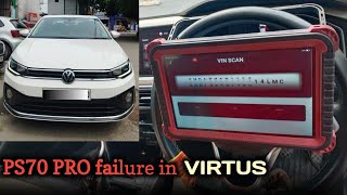 PS70 Pro Scanner failed in VW VIRTUS⚠️।TheRearHub virtus volkswagen [upl. by Ynamreg]